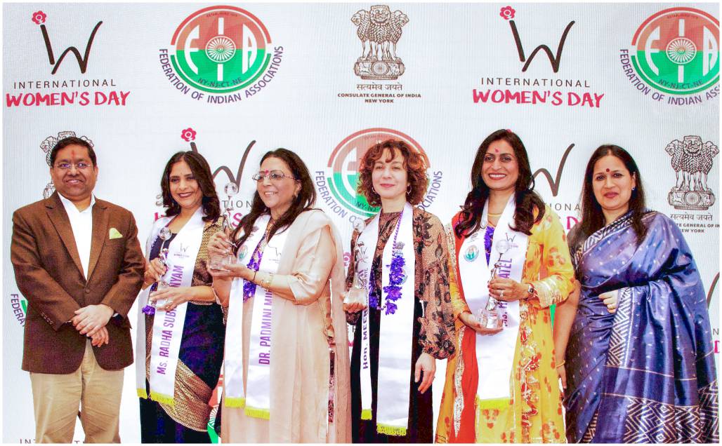 Indian Consulate, FIA Honor 5 Women on International Women's Day