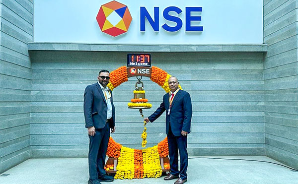 The Federation of Indian Associations (FIA) extended the honor of the Bell-Ringing Ceremony at the National Stock Exchange (NSE)