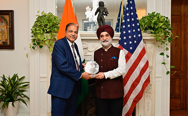 FIA bids farewell to outgoing Indian Ambassador to the US, Taranjit Singh Sandhu